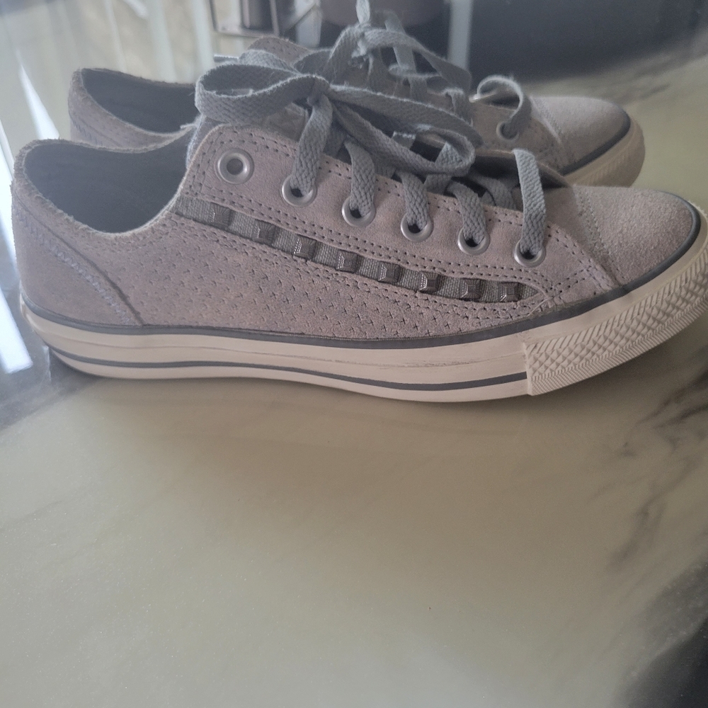 Gray Studded Converse - Picture 2 of 5